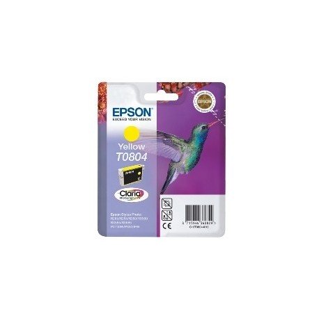 CARTUCHO TINTA EPSON T0804 AMARILLO 7.4ML STYLUS PHOTO R265/ 285/ 360/ RX560/ 585/ 685