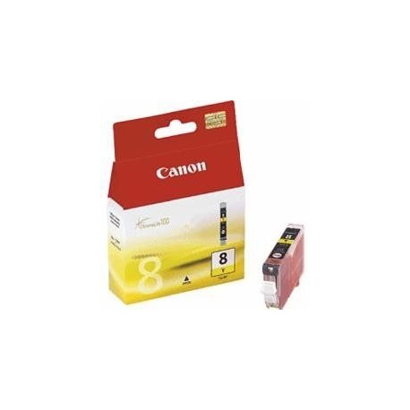 CARTUCHO TINTA CANON CLI 8 AMARILLO 8ML PIXMA 4200/ 5200/ 6600/ MP500/ 800