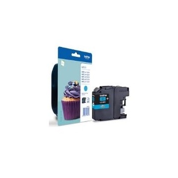 CARTUCHO TINTA BROTHER LC123C CIAN 600 PAGINAS DCPJ4110DW/ MFCJ4410DW/MFCJ4510DW/MFCJ4710DW