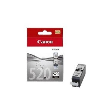 CARTUCHO TINTA CANON PGI 520 NEGRO 19ML PIXMA 3600/ 4600/ 4700/ MP540/ 550/ 560/ 620/ 630/ 640/ 980/ MX860/ 870