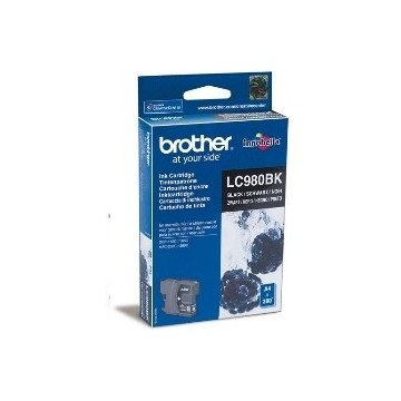 CARTUCHO TINTA BROTHER LC980BK NEGRO 300 PAGINAS DCP-165C/ DCP-195C/ DCP-375CW/ MFC-250C/ MFC-255CW