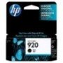 CARTUCHO TINTA HP 920 CD971AE NEGRO 10ML 6500
