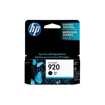 CARTUCHO TINTA HP 920 CD971AE NEGRO 10ML 6500