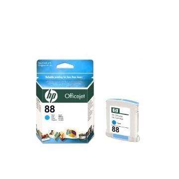 CARTUCHO TINTA HP 88 C9386A CIAN 10ML K5400/ K550/ L7480/ L7580/ L7680/ L7780