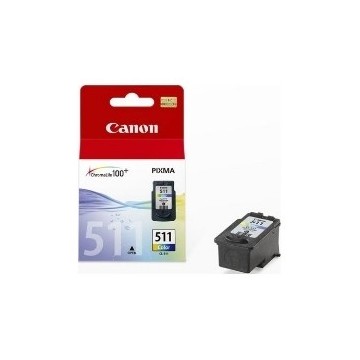 CARTUCHO TINTA CANON CL 511 TRICOLOR 9ML MP240/ 250/ 260/ 270 MP 480/ 490 MX 320/ 330