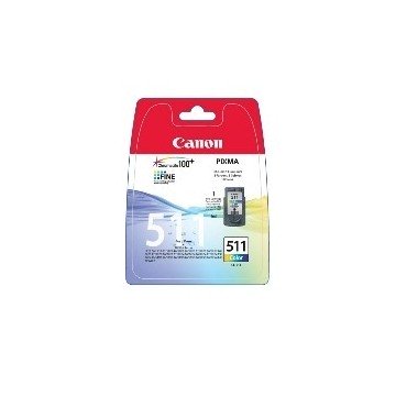 CARTUCHO TINTA CANON CL 511 TRICOLOR 9ML MP240/ 250/ 260/ 270 MP 480/ 490 MX 320/ 330 BLISTER