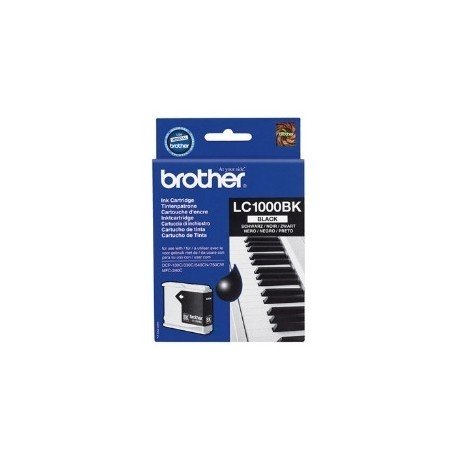 CARTUCHO TINTA BROTHER LC1000BK NEGRO 500 PAGINAS FAX1360/ 1560/ MFC-3360C/ MFC-5860CN/ DCP-350C