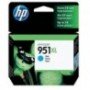CARTUCHO TINTA HP 951XL CN046AE CIAN OFFICEJET PRO 8100 8600 8600 + 8600 PREMIUN