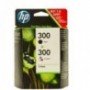 MULTIPACK TINTA HP 300 CN637EE NEGRO+TRICOLOR D1660 D2560 D2660 D5560 F2420 F2480 F2492 F4210 F4224 F4272 F4280 F4580