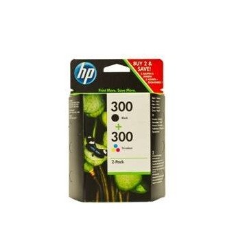 MULTIPACK TINTA HP 300 CN637EE NEGRO+TRICOLOR D1660 D2560 D2660 D5560 F2420 F2480 F2492 F4210 F4224 F4272 F4280 F4580