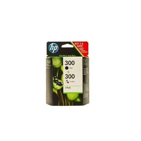 MULTIPACK TINTA HP 300 CN637EE NEGRO+TRICOLOR D1660 D2560 D2660 D5560 F2420 F2480 F2492 F4210 F4224 F4272 F4280 F4580