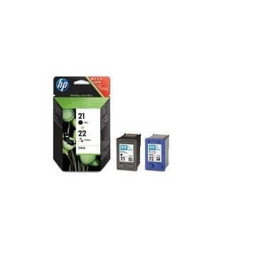 MULTIPACK TINTA HP 21/22 SD367AE NEGRO/TRICOLOR D1400/ F2100/ J3600/ 3180