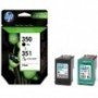 MULTIPACK TINTA HP 350/ 351 SD4212EE D4260/ C4200/ C5200/ J5700