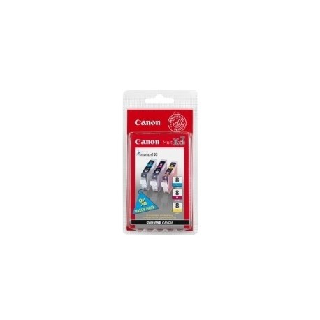 MULTIPACK CANON CLI-8 PIXMA 8ML 4200/ 5200/ 6600/ MP500/ 800 BLISTER