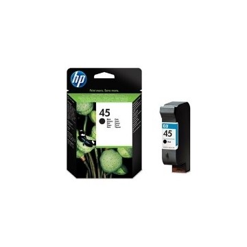 CARTUCHO TINTA HP 45 51645AE NEGRO 42ML 720/ 800/ 932/ 1100