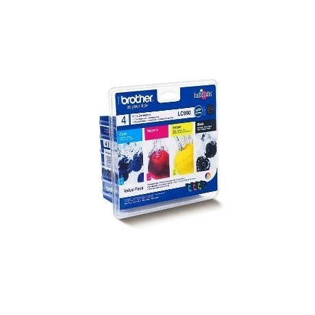 MULTIPACK BROTHER LC980VALPB DCP145/ 195C/ 165C/ 375CW/ MFC250C/ 255CW/ 290C/ 295CN
