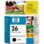 CARTUCHO TINTA HP 26 51626AE NEGRO DJ-4xx/500-10-20-40-50-60