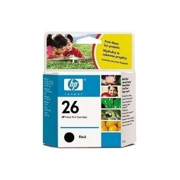 CARTUCHO TINTA HP 26 51626AE NEGRO DJ-4xx/500-10-20-40-50-60