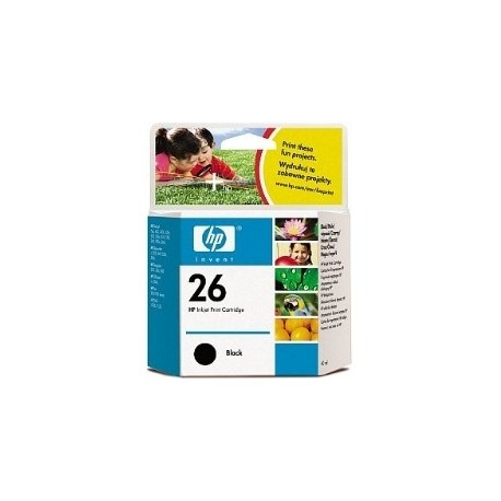 CARTUCHO TINTA HP 26 51626AE NEGRO DJ-4xx/500-10-20-40-50-60
