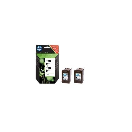 MULTIPACK TINTA HP 338 CB331EE NEGRO 8450/ 8150/ 7410/ 7310/ 6840/ 6540