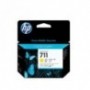 CARTUCHO TINTA HP 711 CZ136A AMARILLO DESING T120/T520