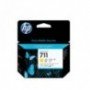 CARTUCHO TINTA HP 711 CZ136A AMARILLO DESING T120/T520