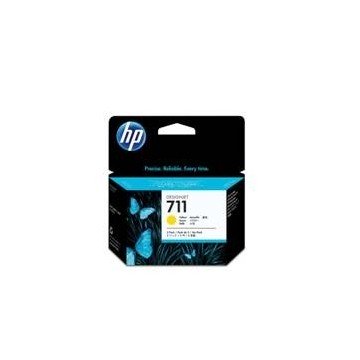CARTUCHO TINTA HP 711 CZ136A AMARILLO DESING T120/T520