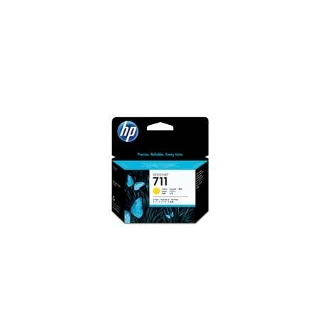 CARTUCHO TINTA HP 711 CZ136A AMARILLO DESING T120/T520