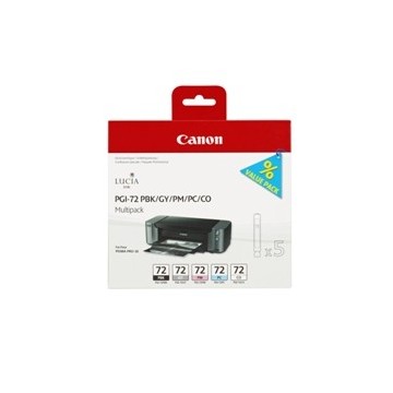 MULTIPACK CARTUCHO CANON PGI-72 PBK/GY/PM/PC/CO
