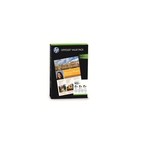MULTIPACK TINTA HP 951XL CR712AE COLOR+PAPEL