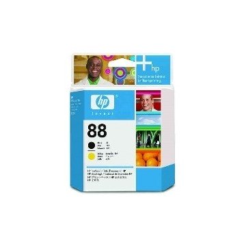 CABEZAL IMPRESION HP 88 C9381A NEGRO/AMARILLO PRO K550 41500 Pag K8600