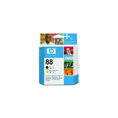 CABEZAL IMPRESION HP 88 C9381A NEGRO/AMARILLO PRO K550 41500 Pag K8600