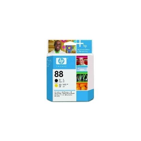 CABEZAL IMPRESION HP 88 C9381A NEGRO/AMARILLO PRO K550 41500 Pag K8600