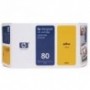 CARTUCHO TINTA HP 80 C4848A AMARILLO 350 ML