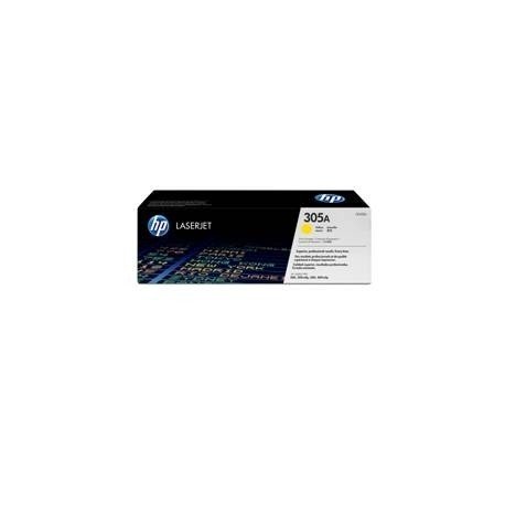 TONER HP 305A CE412A AMARILLO 2600pag LASERJET PRO 300 M351A 300 MFP M375NW 400 M451 400 MFP M475