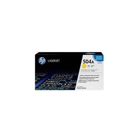 TONER HP 504A CE252A AMARILLO 7000 PAGINAS CM3530/ CP3525