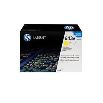 TONER HP 643A Q5952A AMARILLO 10000 PAG LASERJET 4700