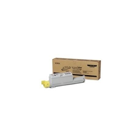 TONER XEROX 106R01219 AMARILLO DE ALTA CAPACIDAD PHASER 6360 12.000 Pág