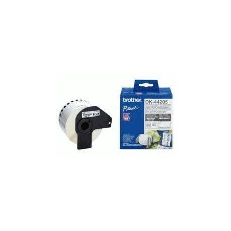 CINTA CONTINUA BROTHER PAPEL BLANCA REMOVIBLE DK44205 12MM QL-560 QL-570 QL-580N QL-1050 QL-1060N
