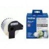 CINTA CONTINUA BROTHER PAPEL BLANCA REMOVIBLE DK44205 12MM QL-560 QL-570 QL-580N QL-1050 QL-1060N