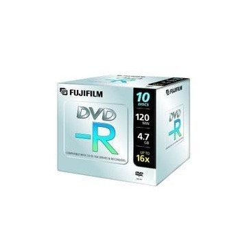 DVD-R 4.7 GB FUJIFILM 16X PRECIO POR UNIDAD CAJA JEWEL