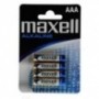 BLISTER MAXELL CUATRO PILAS ALCALINAS AAA LR-03
