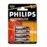 BLISTER PHILIPS CUATRO PILAS AAA ALCALINA LR03 1.5V POWERILIFE