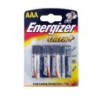 BLISTER ENERGIZER CUATRO PILAS AAA ALCALINAS LR-03 CLASICA 1.5V