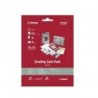 PAPEL CANON GCP-101 PACK 10 PAPEL 10X15 5 TARJETAS FELICITACION 5 SOBRES