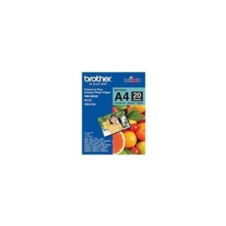 PAPEL FOTO BROTHER PREMIUM PLUS LBP71GA4 20 HOJAS DCP-165C DCP-195C DCP-375CW DCP-385C MFC-295CN
