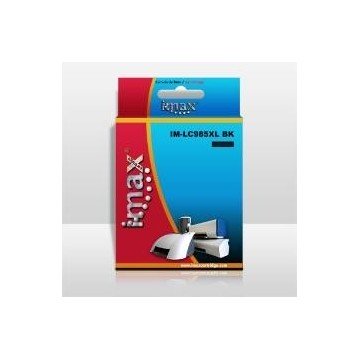 CARTUCHO TINTA IMAX LC985 BK NEGRO COMPATIBLE BROTHER DCPJ125C/J315/J515/J220/J265W/J410/J415W