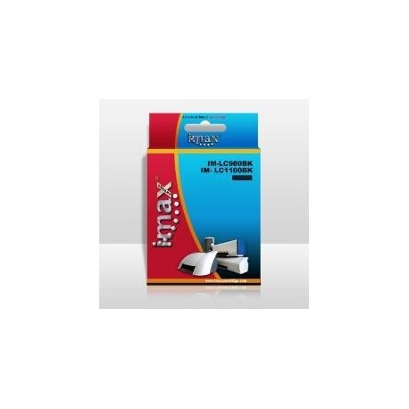 CARTUCHO TINTA IMAX LC980 / LC1100BK NEGRO BROTHER (14.6ml)DCP145C/165C/185C/MFC6490CW/6690W
