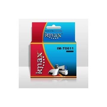 CARTUCHO TINTA IMAX T0611 NEGRO EPSON (10ml) D68/D88/D88 PLUS/DX3800/3850/4200/4250/4800/4850