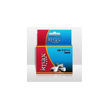 CARTUCHO TINTA IMAX T0711 NEGRO EPSON (11ml) STYLUS D78/DX4000/DX4050/DX5000/DX5050/DX6000/DX6050/DX7000F